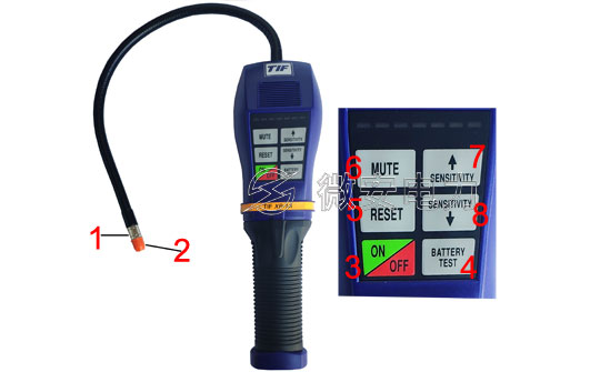 XP-1A/SF6氣體定性檢漏儀功能說(shuō)明
