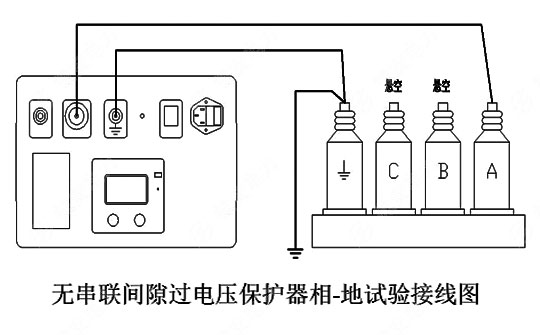 過電壓保護(hù)器測試儀接線圖