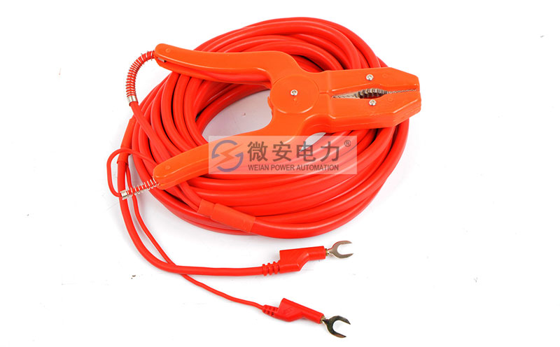 100A直流電阻測試儀測試夾（紅）