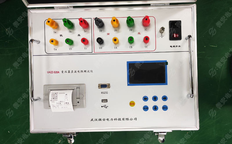 三通道直流電阻測(cè)試儀正面