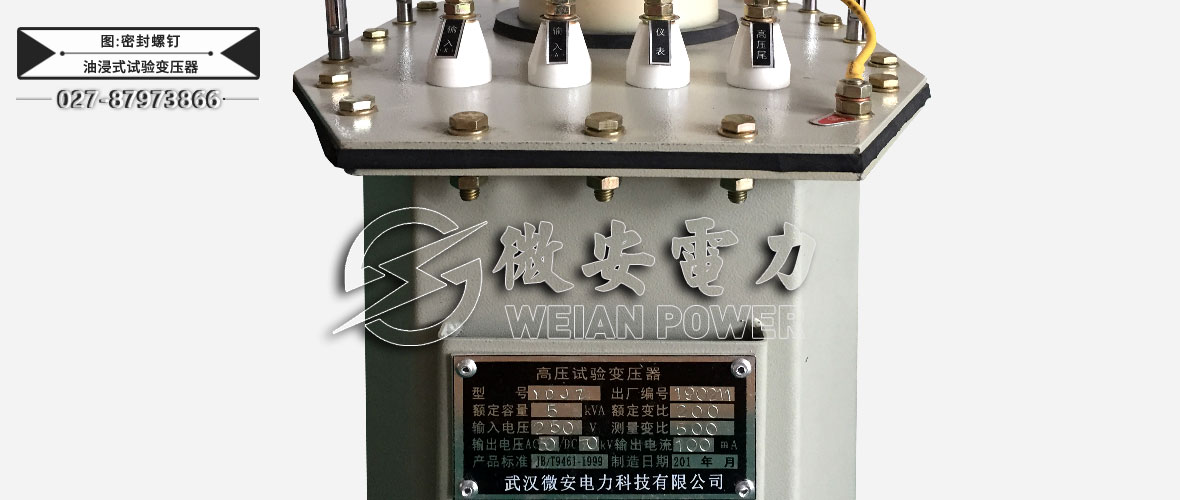 油浸式試驗變壓器密封螺釘