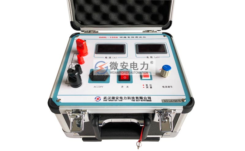 100A回路電阻測(cè)試儀正面